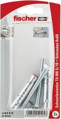 Zdjęcie produktu dla Kotwa do dużych obciążeń Fischer TA M6 S/10 K (2), 052405