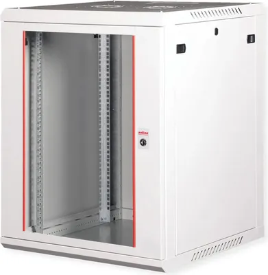 Zdjęcie produktu dla ROLINE 26.21.0132, Szafa wisząca, 15U, 80 kg, Relingi, 22 kg, Szary