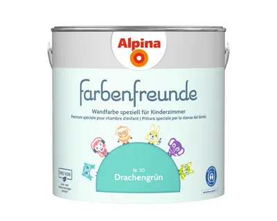 Produktbild von Alpina Farbenfreunde Nr. 20 Drachengrün 2,5 Liter matt