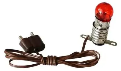 Immagine prodotto di Accessorio per illuminazione E10, con 2 alette, lampadina rossa