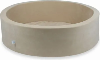 Produktbild von Trockenpool 110x30cm Velvet Soft Beige ohne Bälle