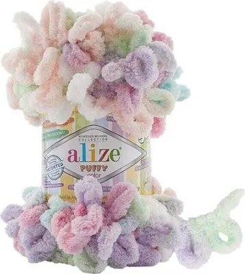 Produktbild von Alize Puffy Color 6526 Strickgarn