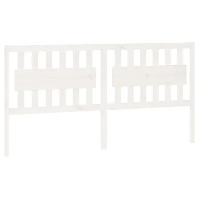 Immagine prodotto di vidaXL Testiera letto bianca 185,5x4x100 cm Legno massello di pino