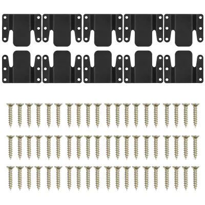 Produktbild von 10-teilige Couch-Verbindungsstuecke, universelle Sofa-Verriegelung, einfach zu installierende Couch-Clips fuer Sektionsmoebel, stabile Moebelverbinder, Sofa-Verbindungshalterung mit Schraube