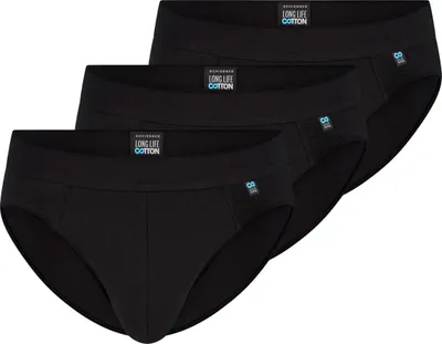 Produktbild von Schiesser 3er Pack Long Life Baumwolle Rio Slip / Unterhose Perfekte Passform, Komfortabler Bund mit kleinem Serien-Logo, Reduzierte Pilling-Bildung und glatte gleichmäßige Oberfläche