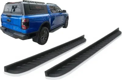 Image de Marchepieds latéraux Marches latérales Escalier pour Ford Ranger T6 2011-2020 double cabine.