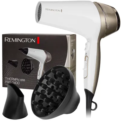 Zdjęcie produktu dla Remington D5720, 25 m/s, Brązowy, Biały, Oczko do wieszania, 2400 W, 2200 W, 1 szt.