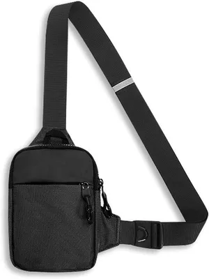Zdjęcie produktu dla Mała nylonowa torba typu sling z uchwytem na telefon dla mężczyzn