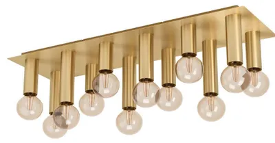 Productafbeelding van Gouden plafondlamp Marzeno 93cm