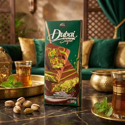 Produktbild von Orient Taste - Dubai Style Pistazien-Schokolade 95 g