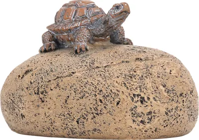 Imagen del producto de Llaveros de piedra, llaveros de piedra con forma de tortuga, llaveros de tortuga, cajas para llaveros de piedra, llaveros de piedra con forma de roca falsa, portallaves oculto