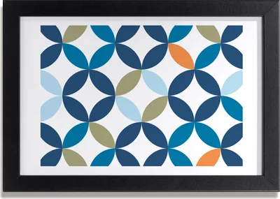 Produktbild von Bild 30x20 MDF-Rahmen, Wandkunst geometrischer Hintergrund