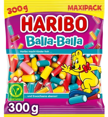 Produktbild von Haribo Balla-Balla vegetarisch 300g