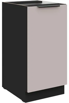 Produktbild von Unterschrank 40 SILVIA 12 schwarz / kaschmir