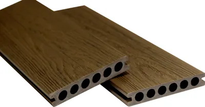 Obrázek produktu pro WPC Terasová prkna světle hnědá 2200x138x23 mm, Koextruze