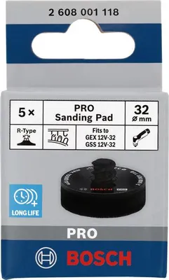 Produktbild von PRO Schleifteller, 32 mm, Klett