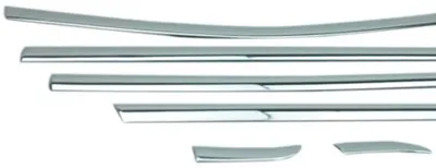 Immagine prodotto di Modanature per finestrini per Renault Clio hatchback in acciaio inox cromato 8pz