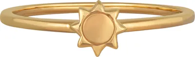 Produktbild von cai Ring 925 Sterling Silber gelb vergoldet Sonne