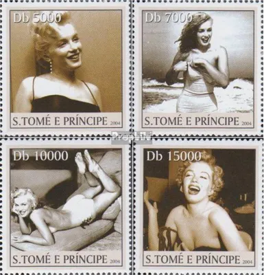 Produktbild von Briefmarken Sao Tome e Principe 2004 Mi 2649-2652 (kompl.Ausg.) postfrisch Filmschauspielerinnnen