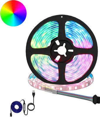 Image de vidaXL : Lot de 12 bandes LED, noires et transparentes