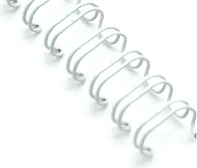 Obrázok produktu pre Drôtené chrbty 7/16" - 11,1 mm, 3:1, biele, 100 ks
