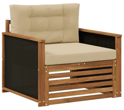 Produktbild von vidaXL Outdoor Mittelsofa Massivholz Akazie Natur