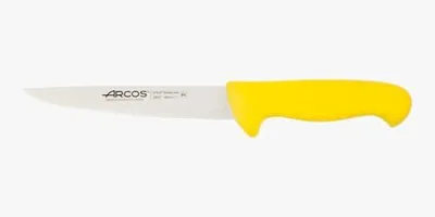 Produktbild von Fleischermesser 18 cm Edelstahl Arcos Gelb ergonomischer Griff Polyoxymethylen