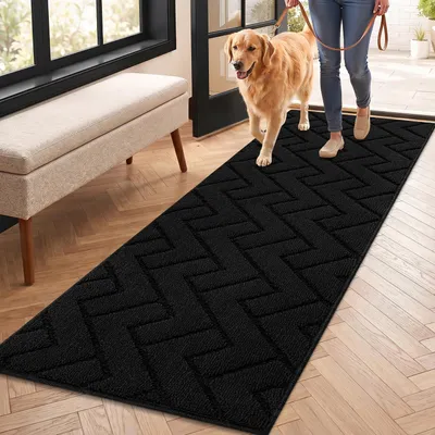 Produktbild von Innen Fußmatte 50x150cm, Schmutzfangmatte rutschfest, Waschbar