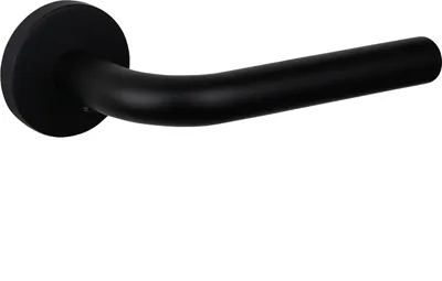 Immagine prodotto di Maniglie per porte Lavuzo Oristano nero su rosone rotondo - per set