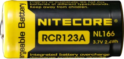 Produktbild von Nitecore NL166, Wiederaufladbarer Akku, Lithium-Ion (Li-Ion), 3,7 V, 1 Stück(e), 650 mAh