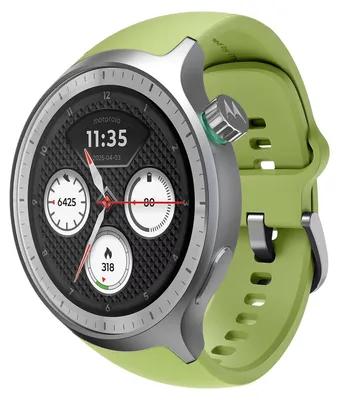 Obrázek produktu pro Motorola Moto Watch, 3,63 cm (1.43"), OLED, Dotyková obrazovka, 4 TB, GPS, 40 g