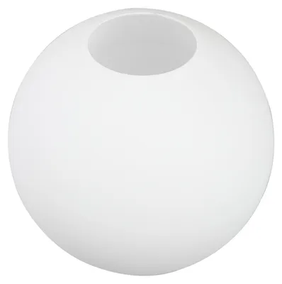 Image de Abat-jour en verre - Verre opale - Design moderne - Blanc - Décoration intérieure - Installation facile - Convient pour le salon, la salle à manger et la chambre