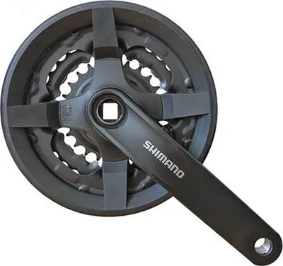 Produktbild von Shimano FC-TY301 Kurbelgarnitur Vierkant ( 48-38-28 Zähne ) 8-fach kompatibel