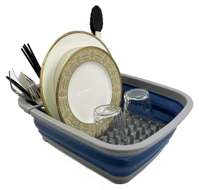 Produktbild von Faltbares Camping-Set mit Spülbecken und Wäschekorb