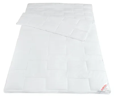 Produktbild von fan Microfaser Steppbett Utah Schlaf-Gut 100% Baumwolle waschbar pflegeleicht hochwertig strapazierfähig hautfreundlich 155x220 cm Weiß