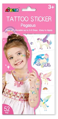 Image de Autocollant de tatouage Avenir Pégase