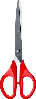 Produktbild von HEYDA Büroschere Soft-Touch Colour Code 18 cm Grifffarbe: red