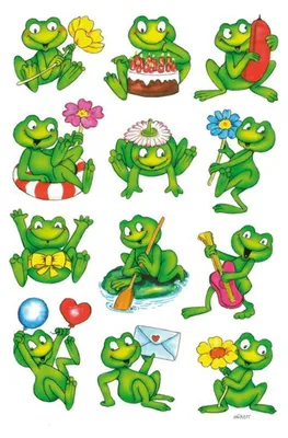 Produktbild von Herma DECOR stickers frogs 3 sheets