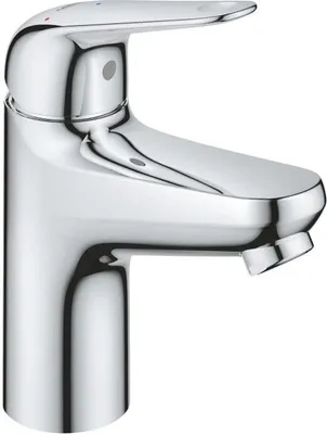 Obrázek produktu pro Umyvadlová baterie GROHE Swift, chrom, velikost S, přívod studené vody, úsporná, odtoková souprava Clic Clac