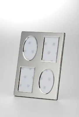 Produktbild von Familienrahmen für 4 Fotos Aussen 15,0 x 20,0 cm versilbert Anlaufgeschützt