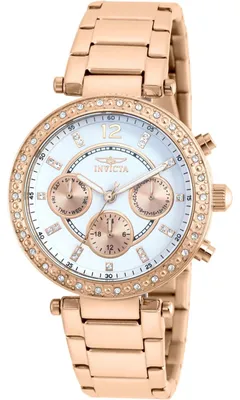 Obrázok produktu pre Invicta Angel 21558 Dámske hodinky - Quartz strojček - Nehrdzavejúca oceľ s bielym ciferníkom - 36 mm