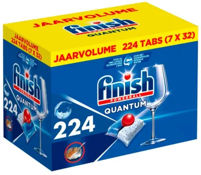 Immagine prodotto di Capsule per lavastoviglie Finish Powerball Quantum All-in-1 224 pezzi