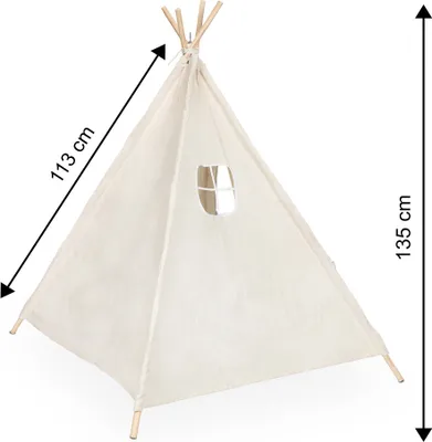Produktbild von Indiański namiot dla dzieci Tipi Wigwam 135cm