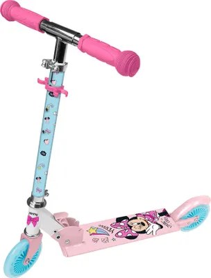 Produktbild von Disney Minnie 2-Rad Scooter – Klappbar, rutschfest & sicher für Kinder