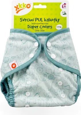 Zdjęcie produktu dla XKKO Oversized Diaper Panties One Size - Safari Granite Green