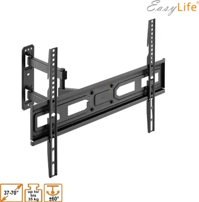 Immagine prodotto di Supporto TV EasyLife FlexMount Single E70, per 37-70 pollici – Orientabile, inclinabile, design a 1 braccio, VESA 600x400, portata 35 kg