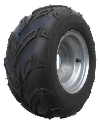 Produktbild von Kinderquadreifen Quadreifen ATV Ersatzreifen Komplettrad 16x8-7 silber links