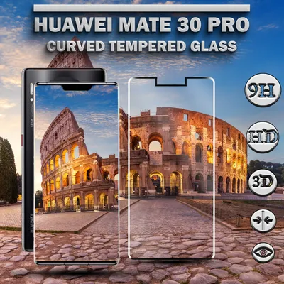 Produktbild von Huawei Mate 30 pro – gehärtetes Glas 9H – 3D-Displayschutz in Superqualität
