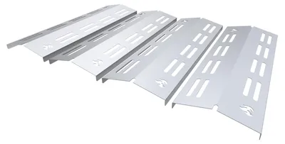 Produktbild von Gasgrill Edelstahl Brennerabdeckung passend für Enders Boston Pro 3 4 Boston 6, Farbe:4 Leisten Gebürstet Flame
