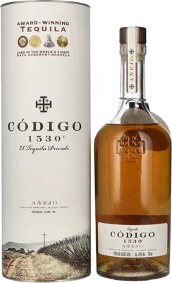 Image de Código 1530 AÑEJO Tequila 38% Vol. 0,7l en boîte cadeau